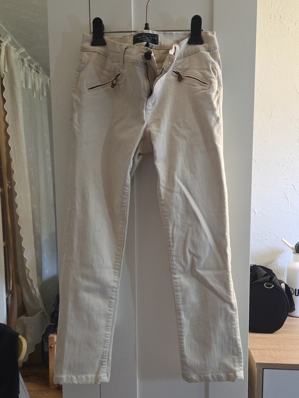 Cream Ralph Lauren jeans